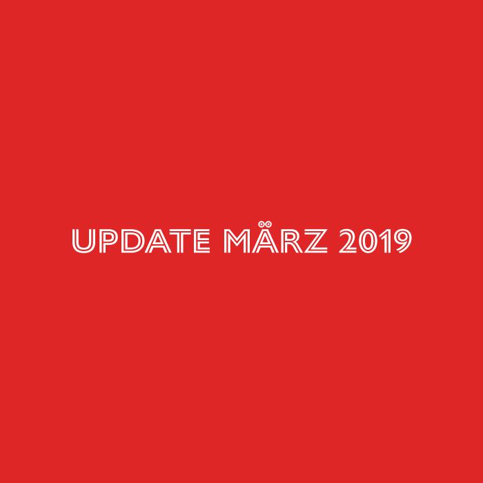 Read more about the article Update März 2019